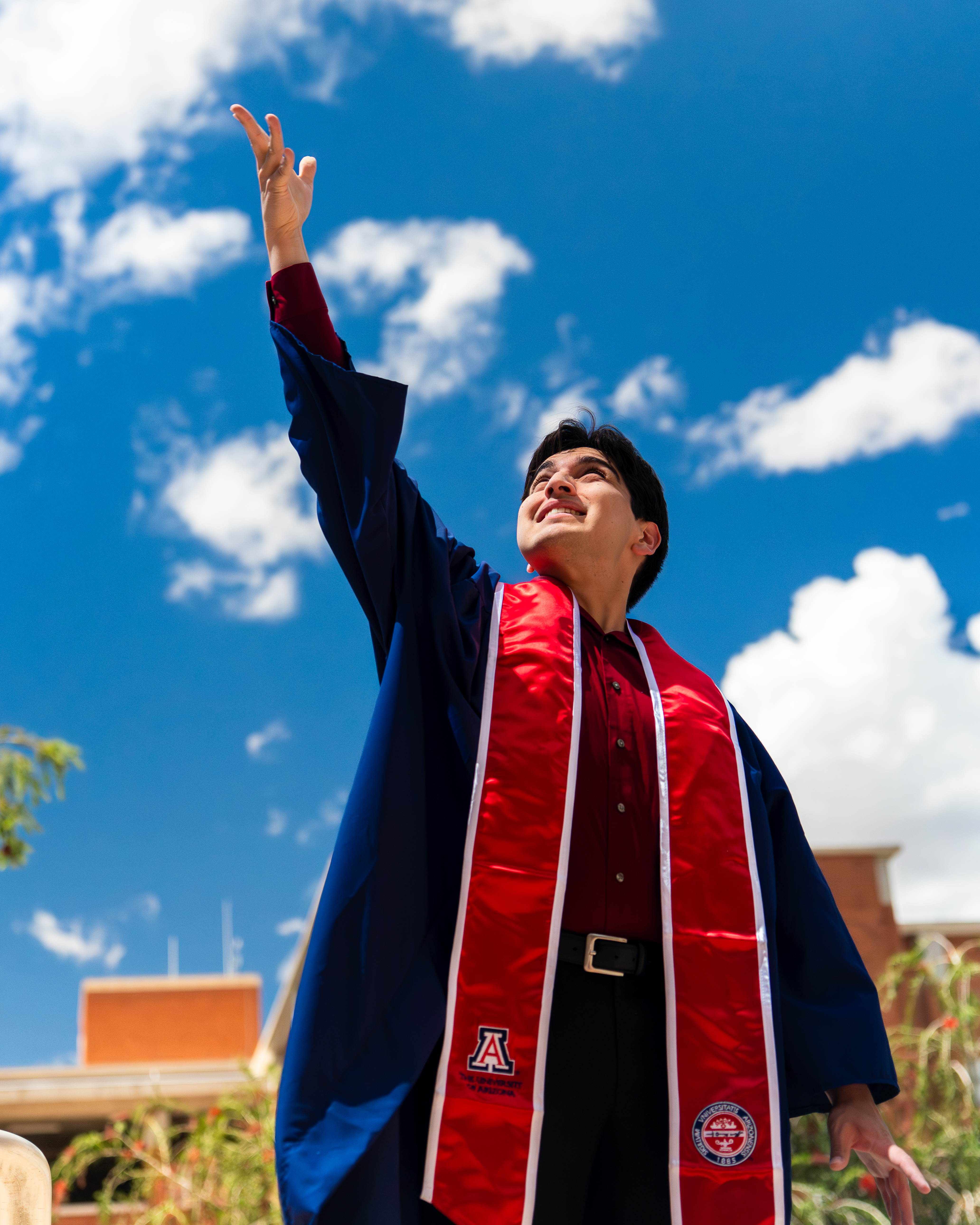 Graduation portrait photography