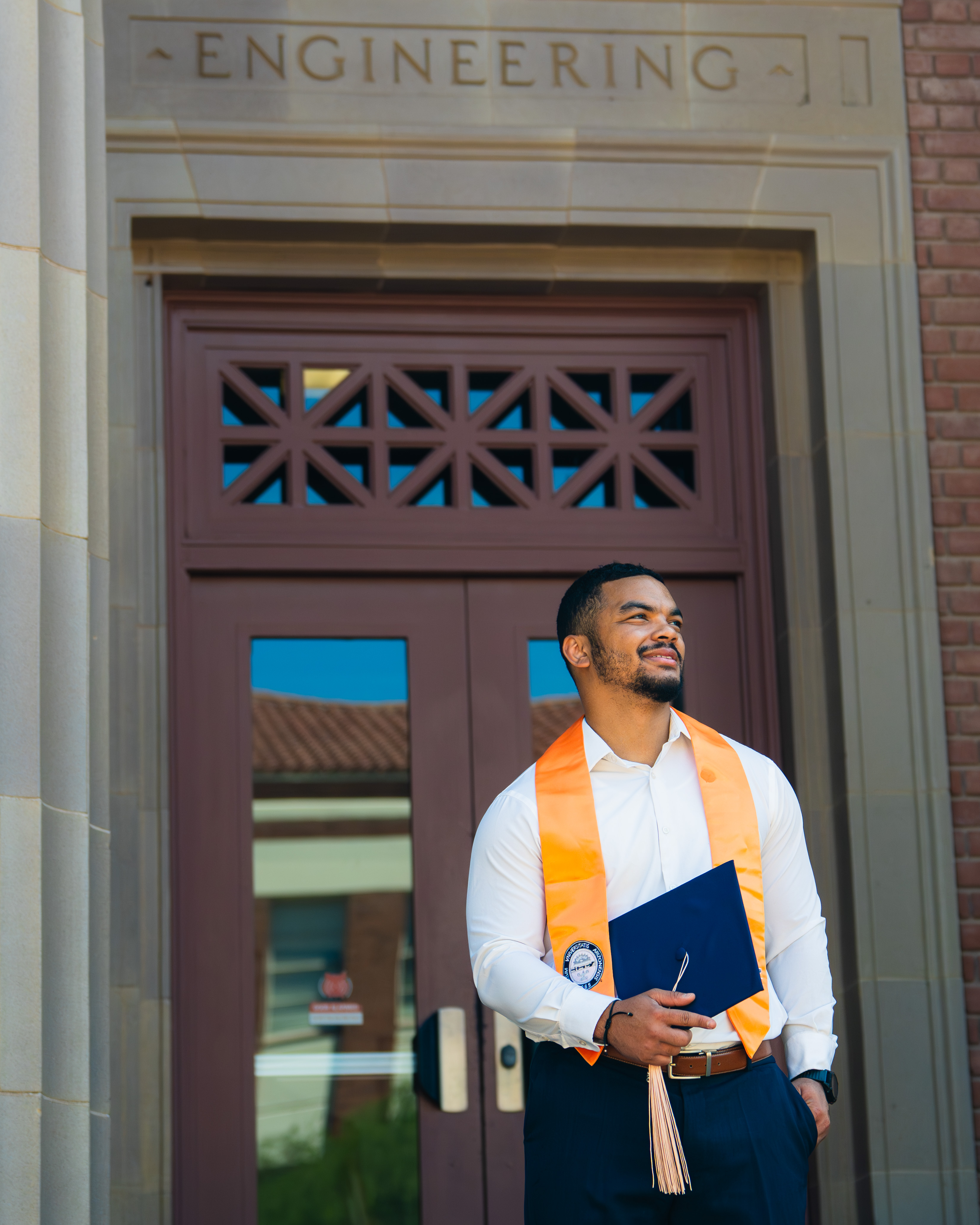 Graduation portrait photography