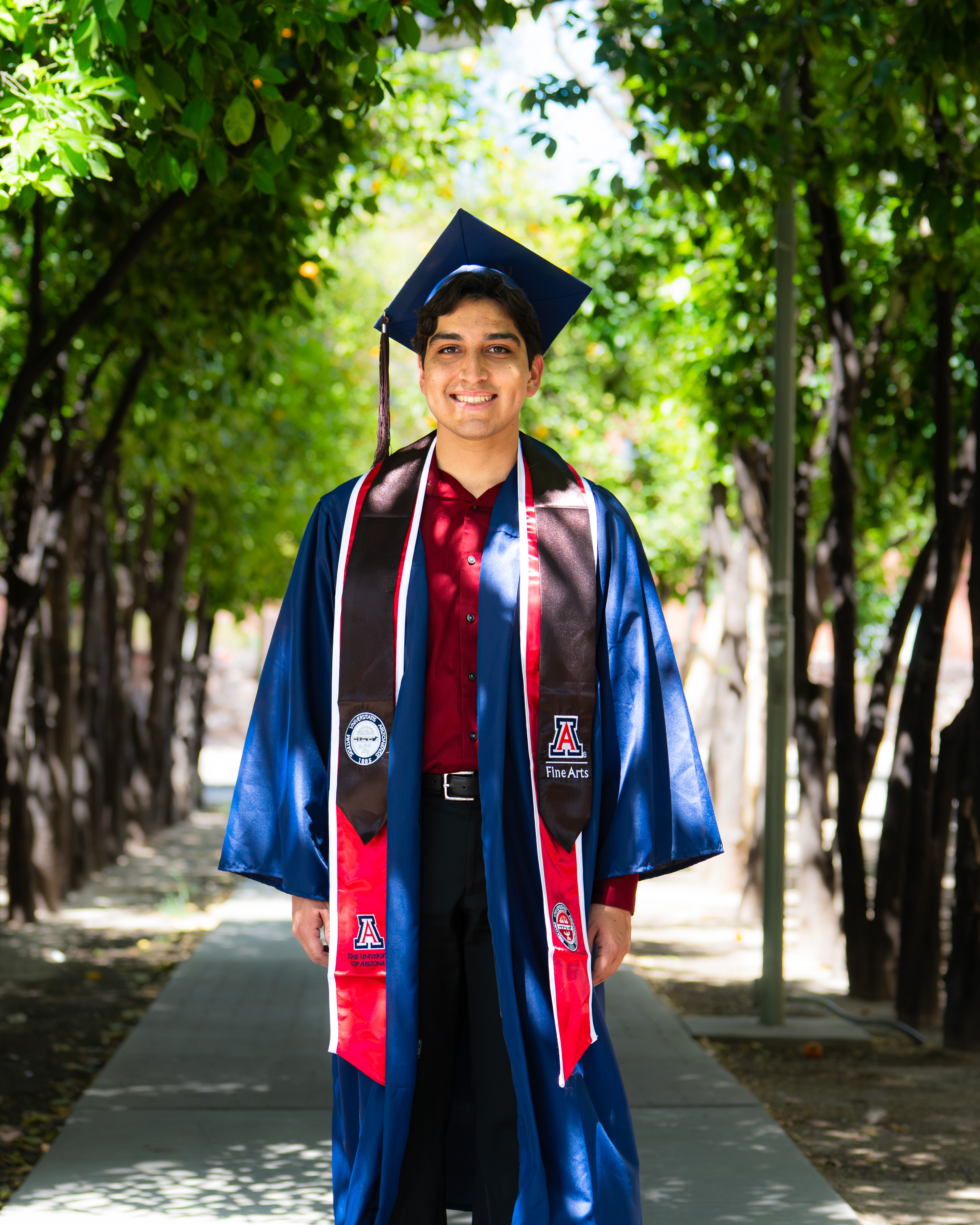 Graduation portrait photography