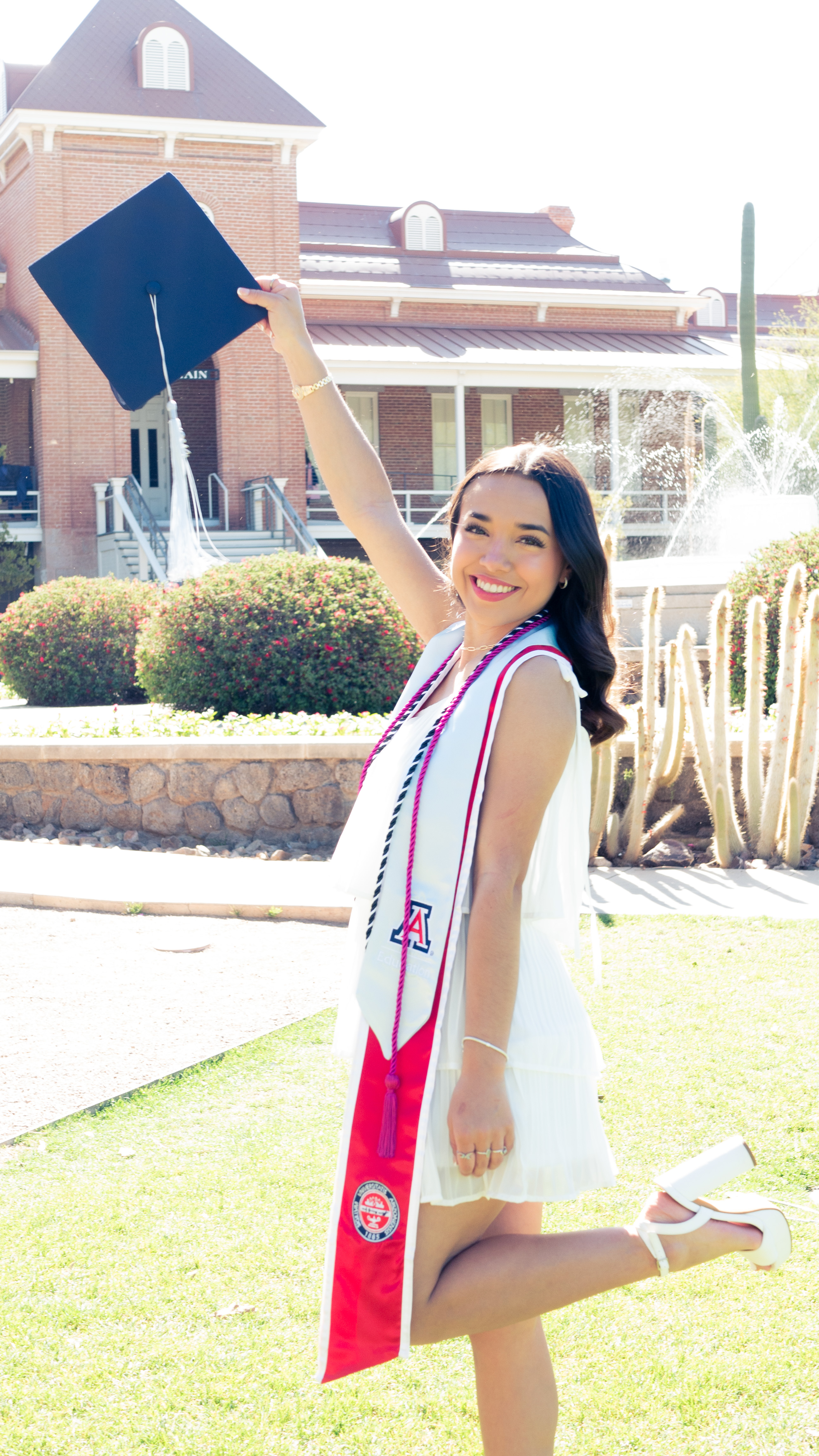 Graduation portrait photography